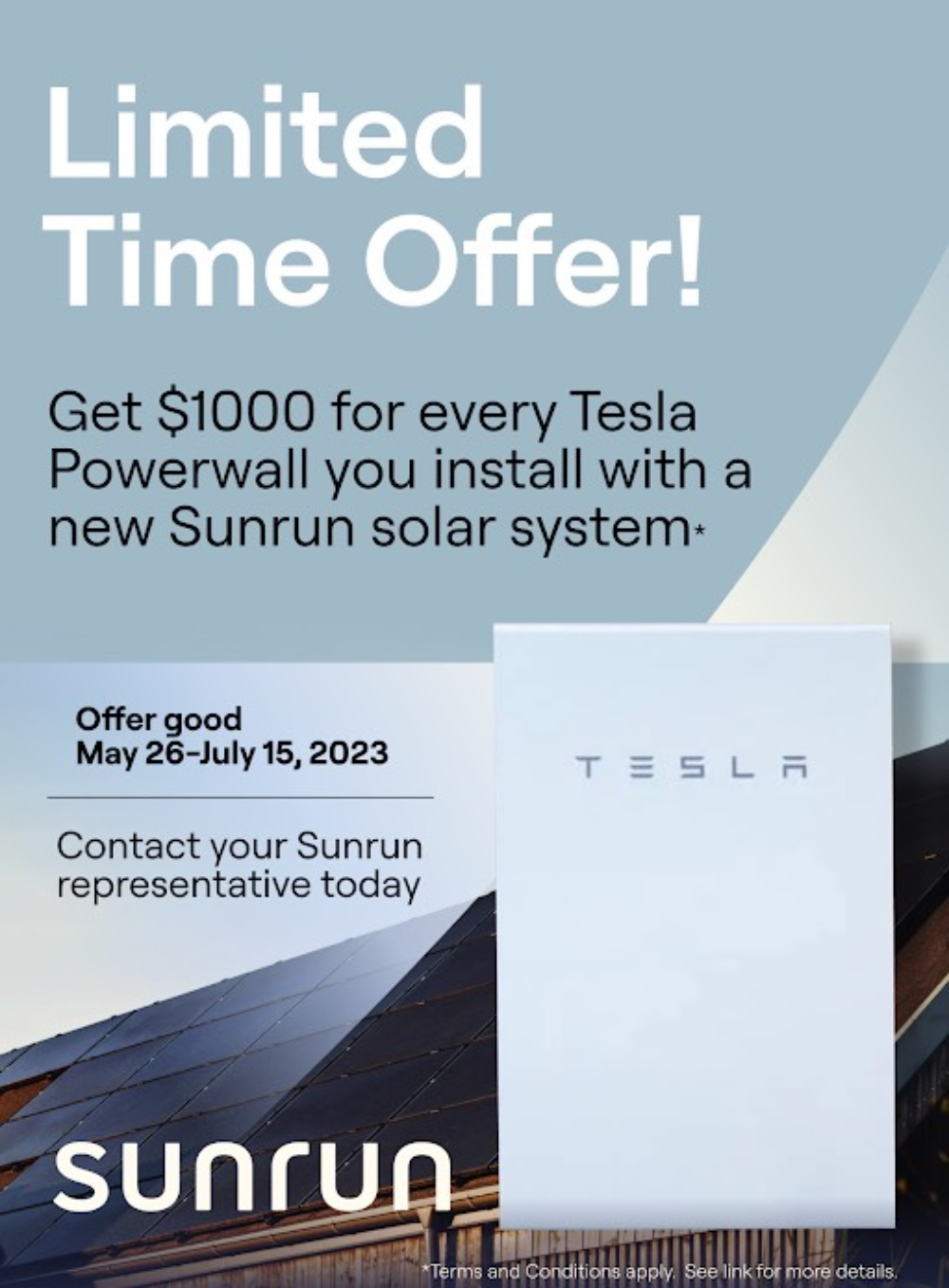 Tesla installation